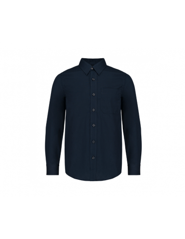 Camicia bambino in popeline manica lunga