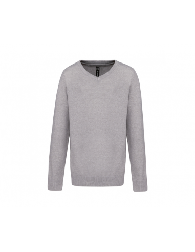 K9109 - Pullover bambino con collo a V